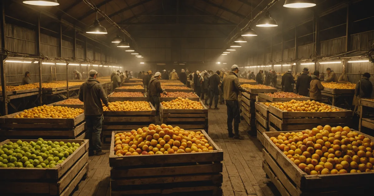 Packing line during Ecogear's first full commercial season