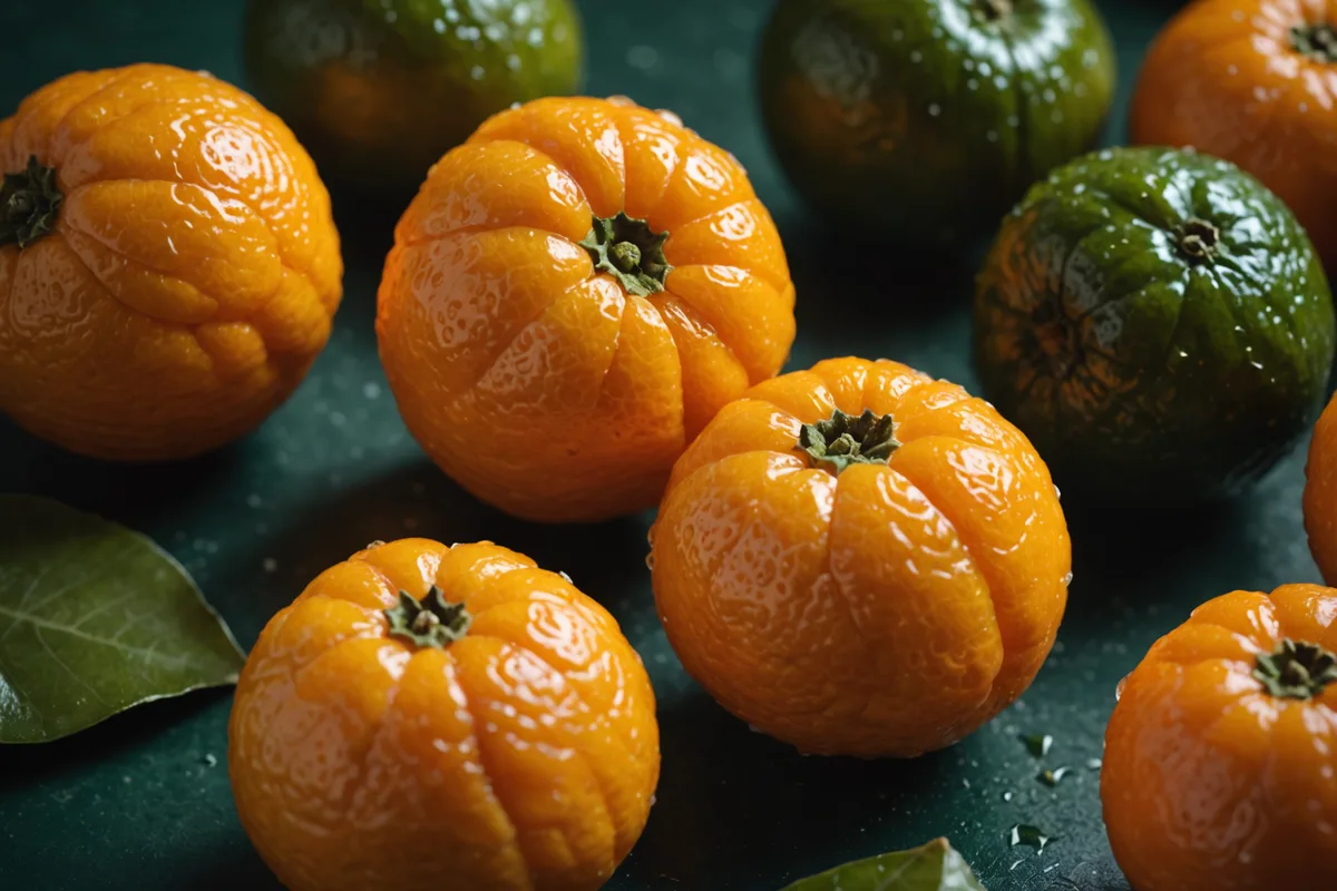 Food-safe coating applied to fresh citrus on a packing line